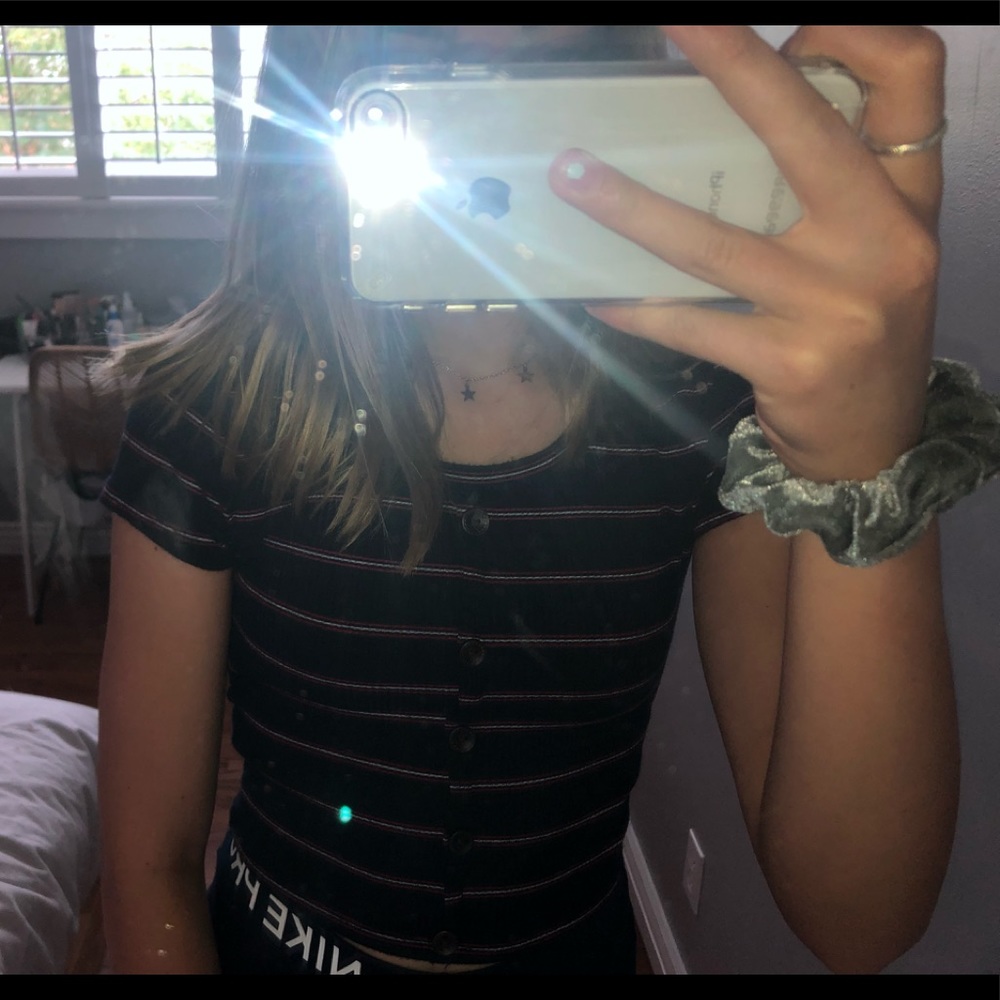 Button up crop top!